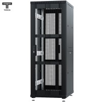 Шкаф 42U 800x1200х1987мм (ШхГхВ) телекоммуникационный 19" напольный, передняя дверь перфорированная - задняя дверь перфорированная распашная 2-х створчатая