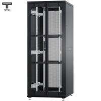 Шкаф 42U 800x1200х1987мм (ШхГхВ) телекоммуникационный 19" напольный, передняя дверь перфорированная распашная 2-х створчатая - задняя дверь перфорированная